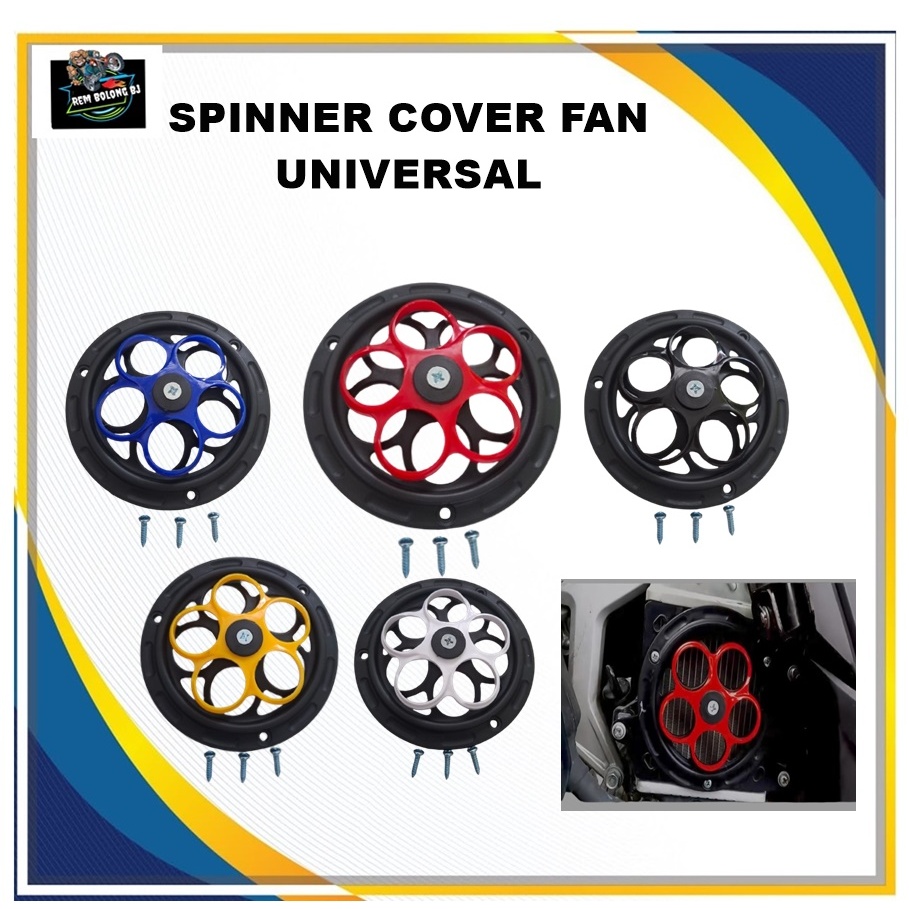 SPINNER ฝาครอบพัดลม UNIVERSAL MATIC PRIMAVERA MIO SCOOPY BEAT FI DELUXE STREET XRIDE X RIDE