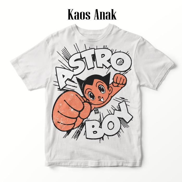 เสื้อยืด พิมพ์ลาย Astro BOY DISTRO สําหรับผู้ใหญ่ และเด็ก 001