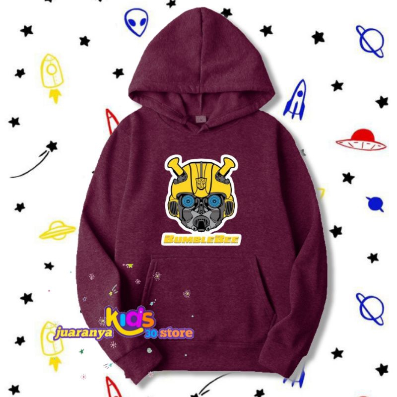 เสื้อฮู้ด Bumblebee - เสื้อกันหนาว Bumblebee เสื้อฮู้ดเด็ก เสื้อกันหนาวจัมเปอร์ Bumblebee