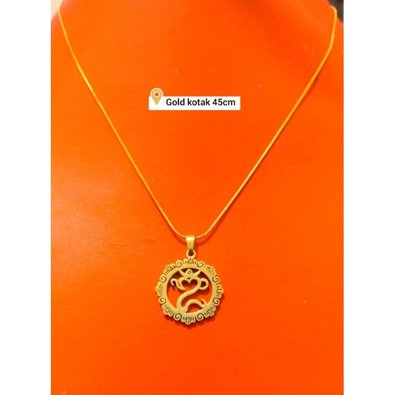 สร้อยคอนําเข้า OMKARA ANTI-RUST TITANIUM