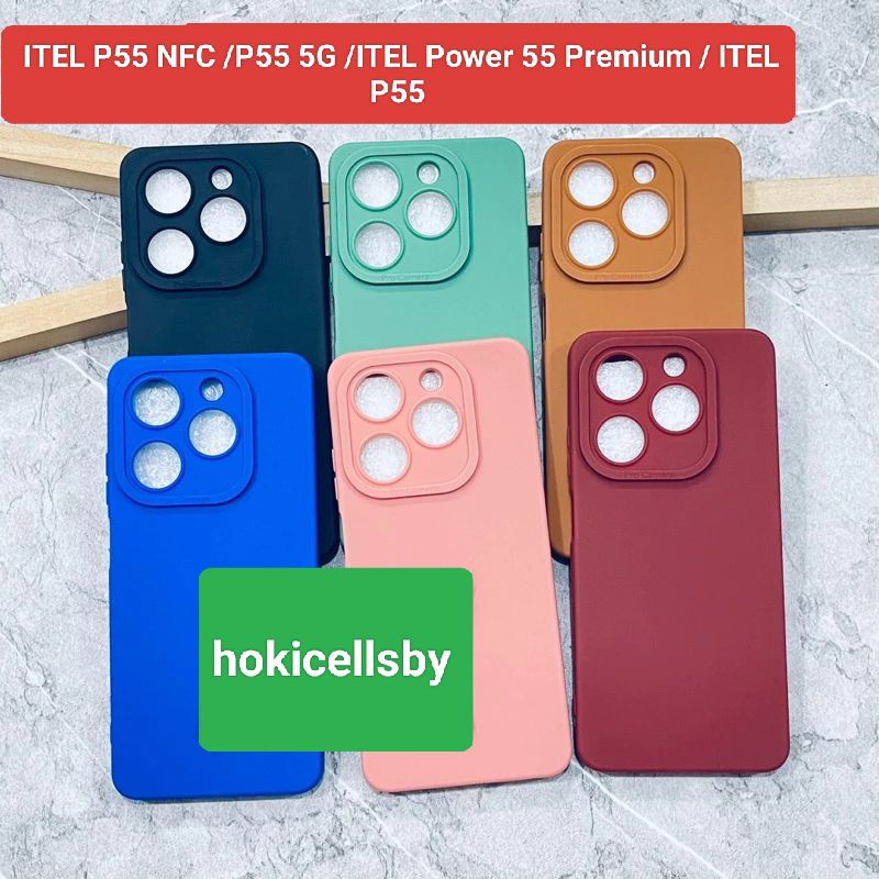 เคสซิลิโคน ITEL P55 NFC/ P55 4G / ITEL Power 55 Premium / Softcase สําหรับ ITEL P55/