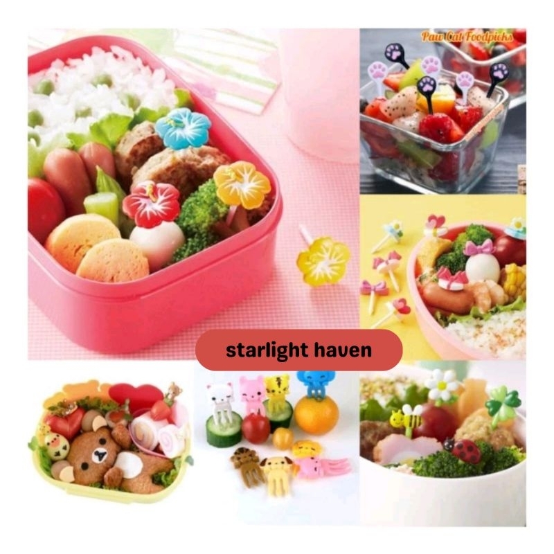 UNIQUE BENTO STICKS / BENTO FORKS / BENTO FRUIT FORKS PART 5