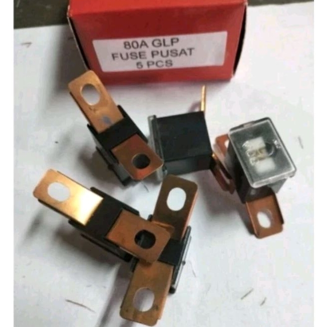 5 ชิ้น CENTER FUSE / SHORT SIDE LEG CENTER FUSE / GLP - 80A