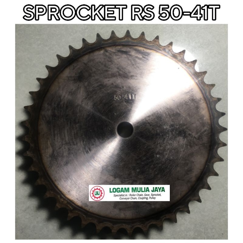 ROLLER CHAIN SPROCKET RS 50 SINGLE GEAR 41T SPROCKET RS 50X41T GEAR GIR RS 50-41T RS 50X41 T RS 50-1