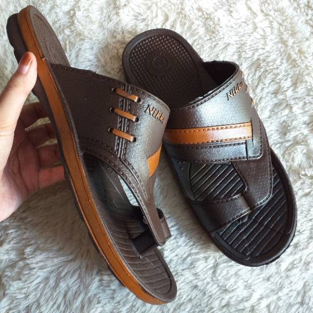 รองเท ้ าแตะผู ้ ชาย สีน ้ ําตาล SL-8110 M-XL/Rubber Sandals/Thumb Sandals/Father 's Sandals/Home Sa