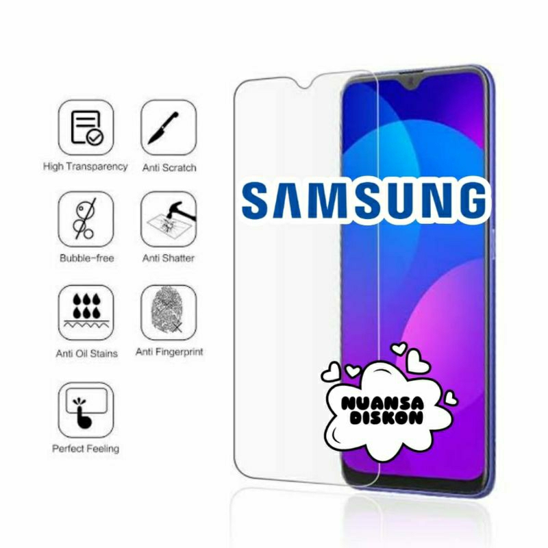TEMPERED GLASS CLEAR SAMSUNG A8 Star A02 A02S A7 2018 A5 2017 A9 2018 A7 2017 A12 A31S A51 A71 A21S 