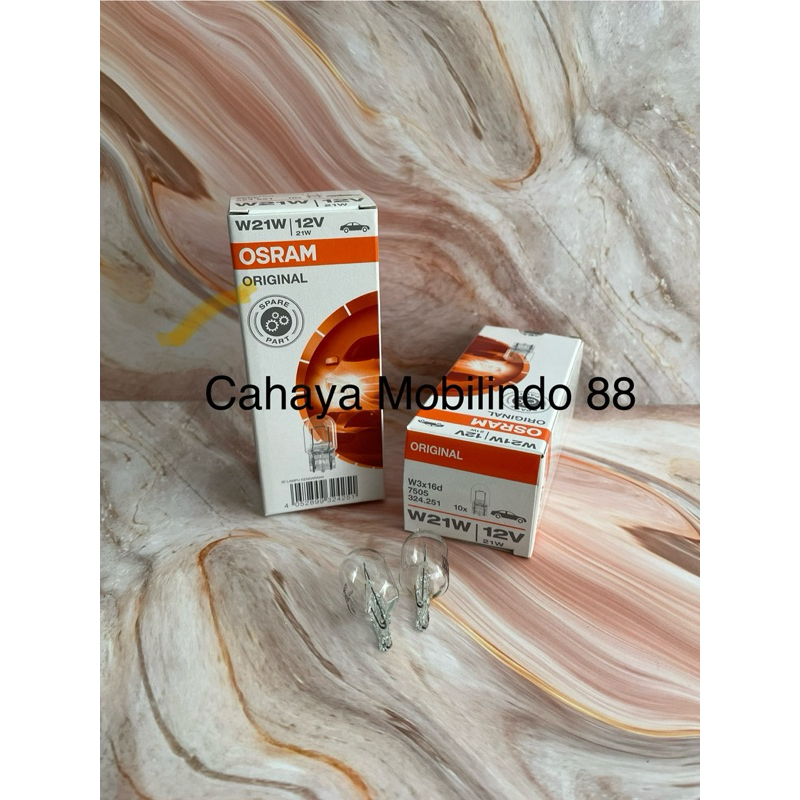 Osram 7505 T20 W21W 12v 21w ปลั๊กไฟ Dusk ด้านหลังราคาต่อหน่วย