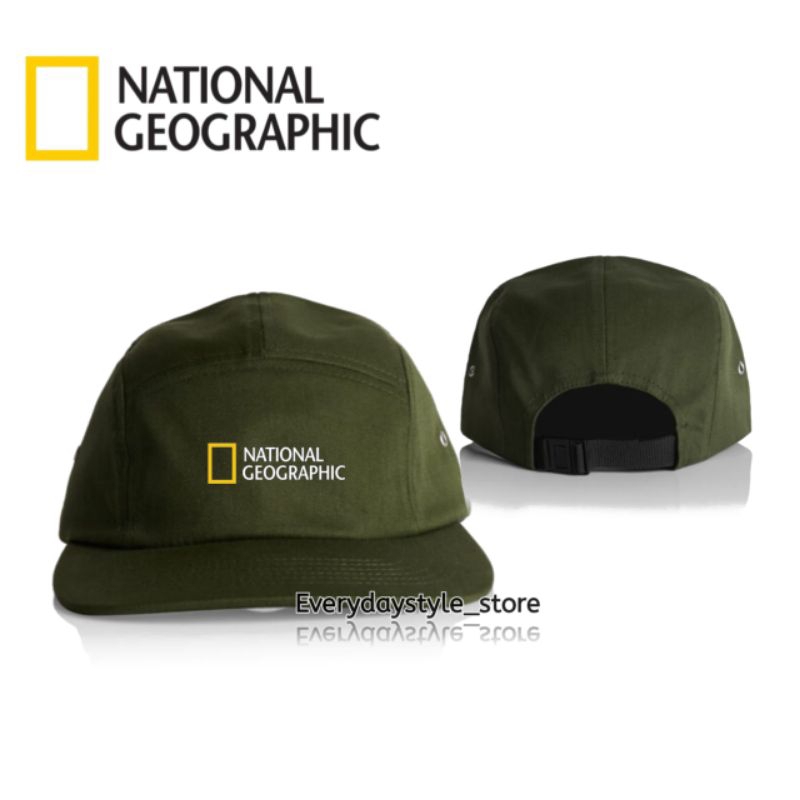 OUTDOOR SNAPBACK 5 PANEL HAT / SNAPBACK FIVE PANEL SIX PANEL HAT / NATIONAL GEOGRAPHIC