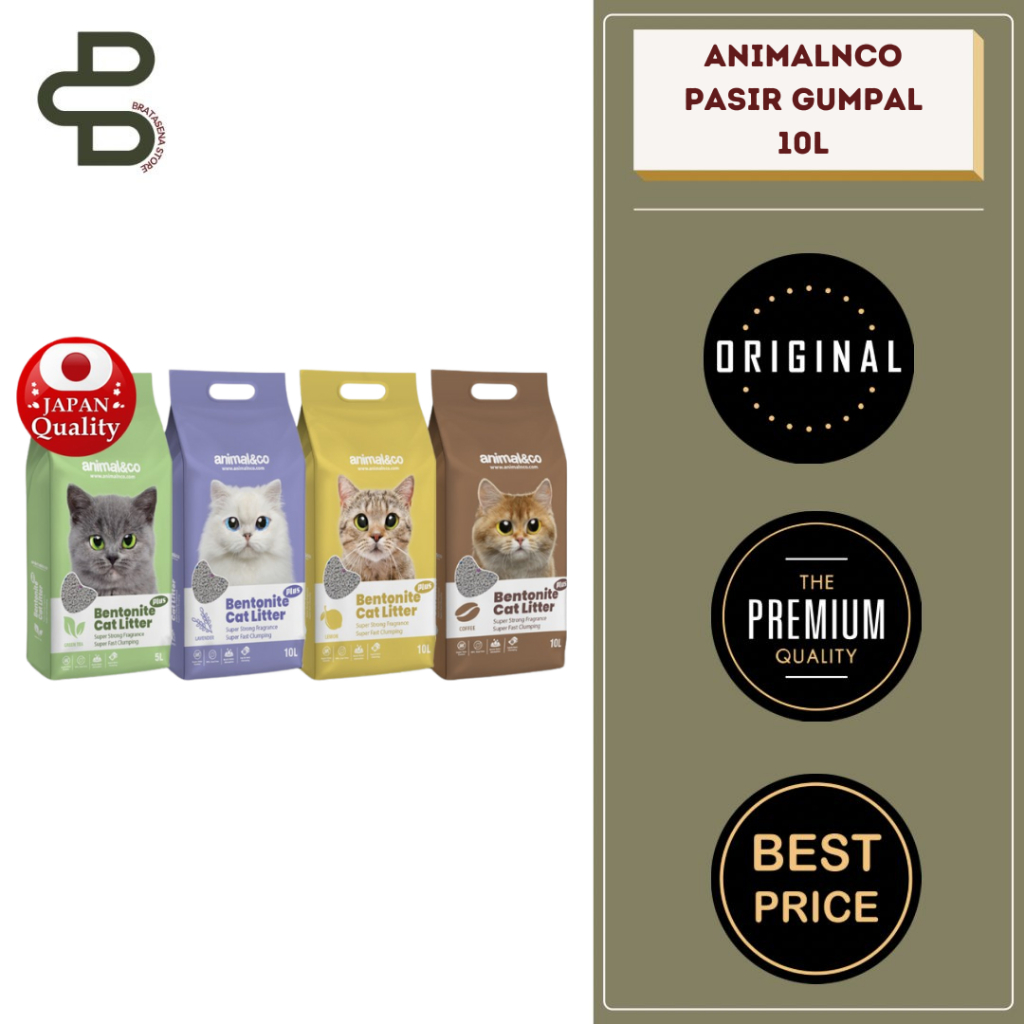 ANIMAL & CO CAT SAND 10 LITERS // CAT CLUMPY SAND