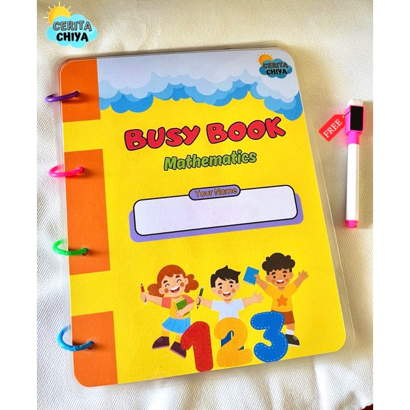 Chiya Story - BUSHY BOOK QUIET BOOK ACTIVITY MATHEMATICS