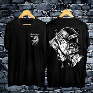Baju Kaos Distro Motif Graciass Dios / Atasan Cowok Lengan Pendek Terlaris / Pakaian Pria Ngetren