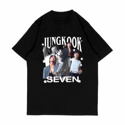 เสื้อยืด Kaos Oversize SEVEN JUNGKOOKSize M-XXL (ชายและหญิง)