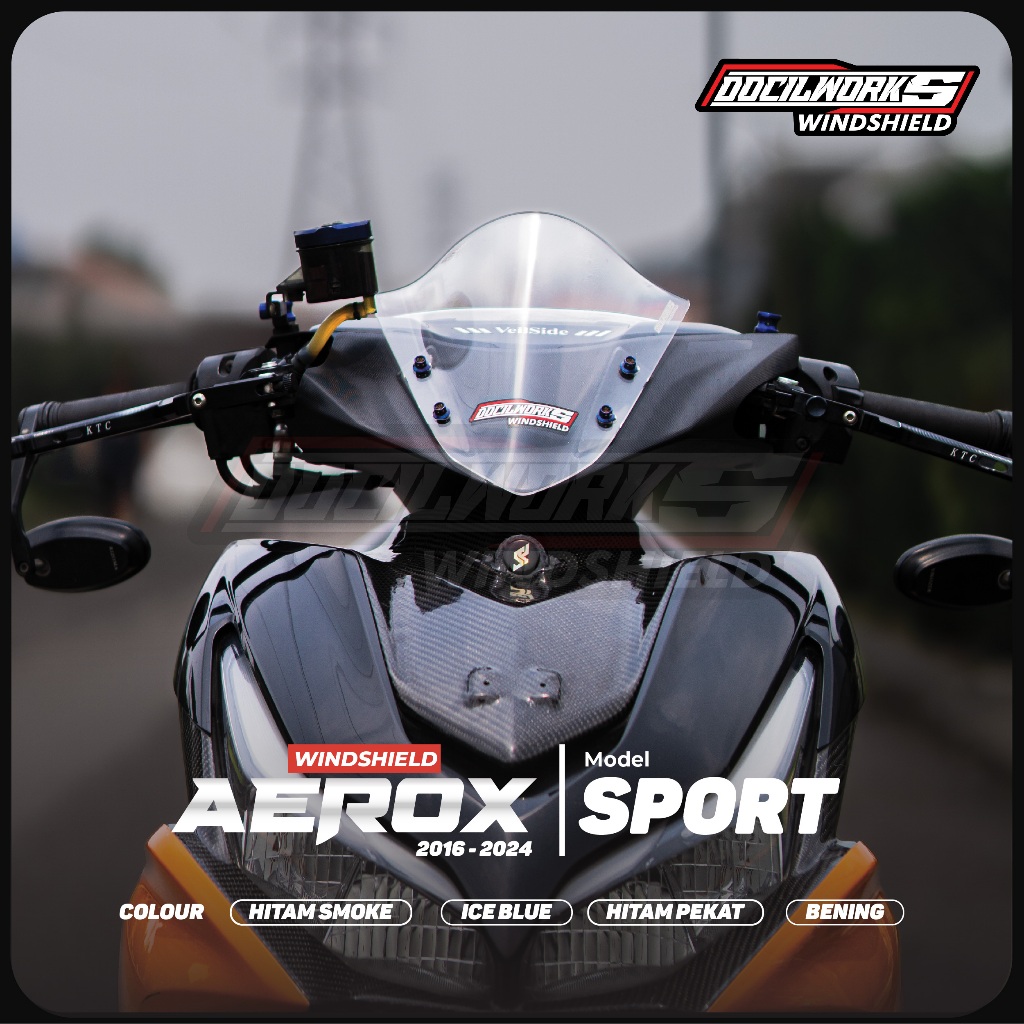 Docolas - Winshield Sport Aerox Visor OLD NEW
