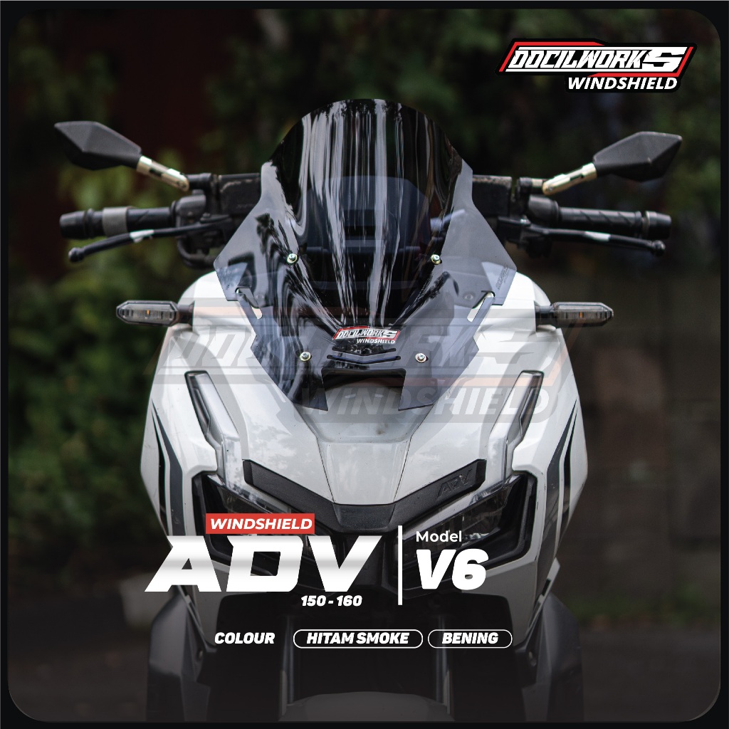 Docolas - V6 ADV 150 และ ADV 160 กระบังหน้ากระจกหน้ารถ