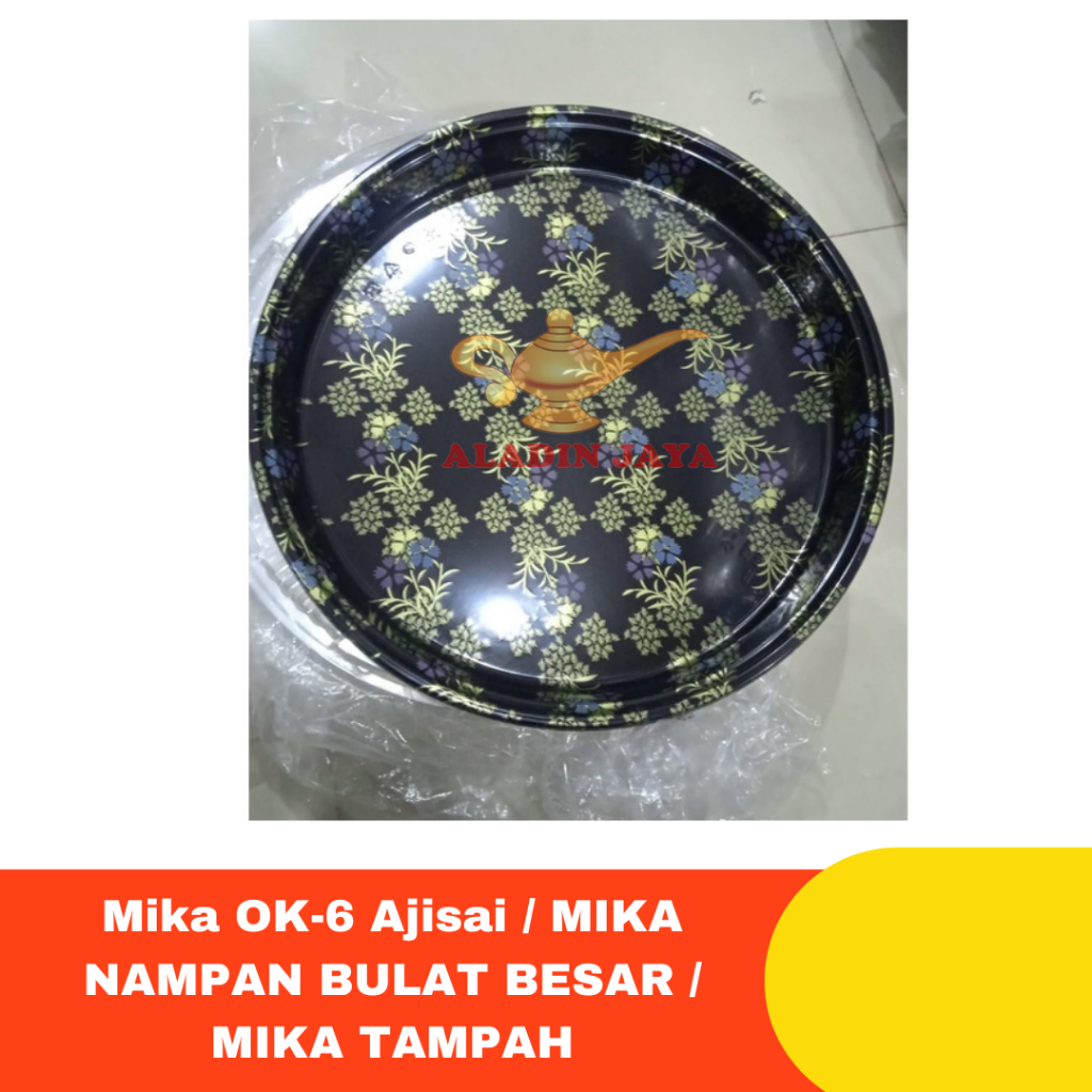 Mika OK-6 Ajisai / MIKA LARGE ROUND TRAY / MIKA TAPAH
