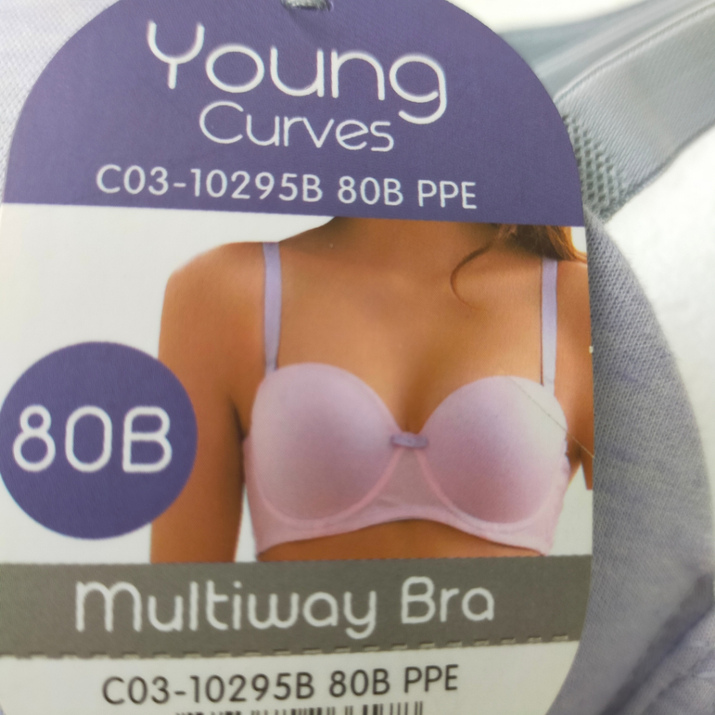 Young Curves Wired Half Cup Bra YCB0295 ไซส์ 34B 36B