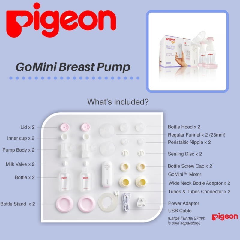 Go mini อะไหล่เครื่องปั๊มนม Pigeon Gomini อะไหล่