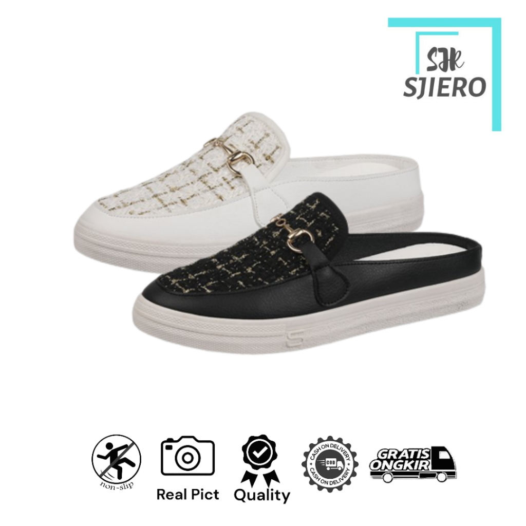 Sjr Sjiero S-07 รองเท้าแตะส้นเตารีดผู้หญิงฟรีกล่อง