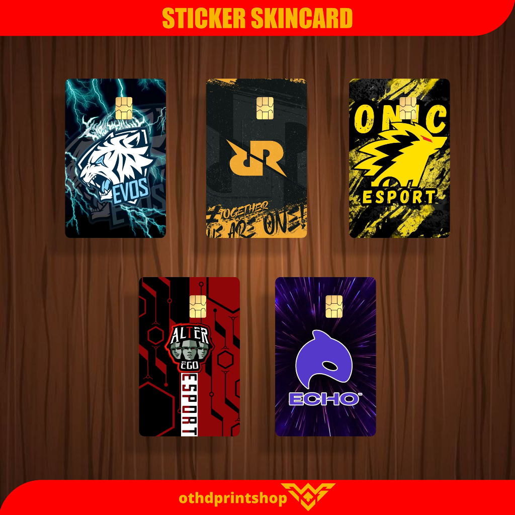 ATM Sticker TEAM MOBILE LEGEND ATM Sticker ATM Card Protector Debit Credit Emoney Flaz