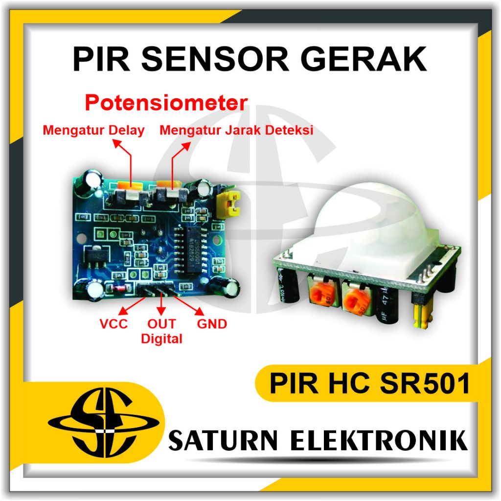 HC-SR501 เซ็นเซอร์ PIR