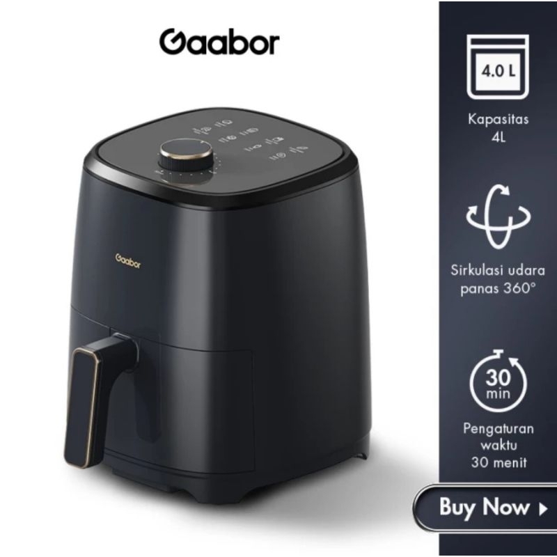 Gaabor หม้อทอดลม 4 ลิตร AF40M-BK03A วัตต์ต่ํา
