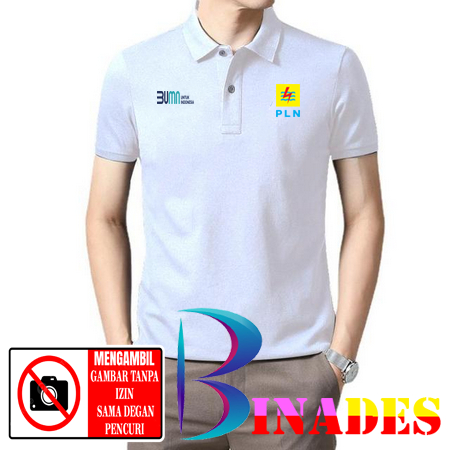 ขาย เสื้อยืดคอปก รุ่นคอปก PLN - BUMN, BINADES CHEST LOGO