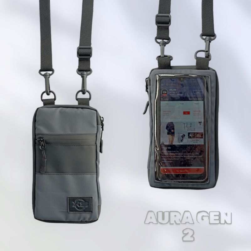 Hp Aura Gen 2 กระเป๋าสตางค์แบบแขวนกลืนกันน้ํา & Card Slingbag กระเป๋าโทรศัพท์มือถือ