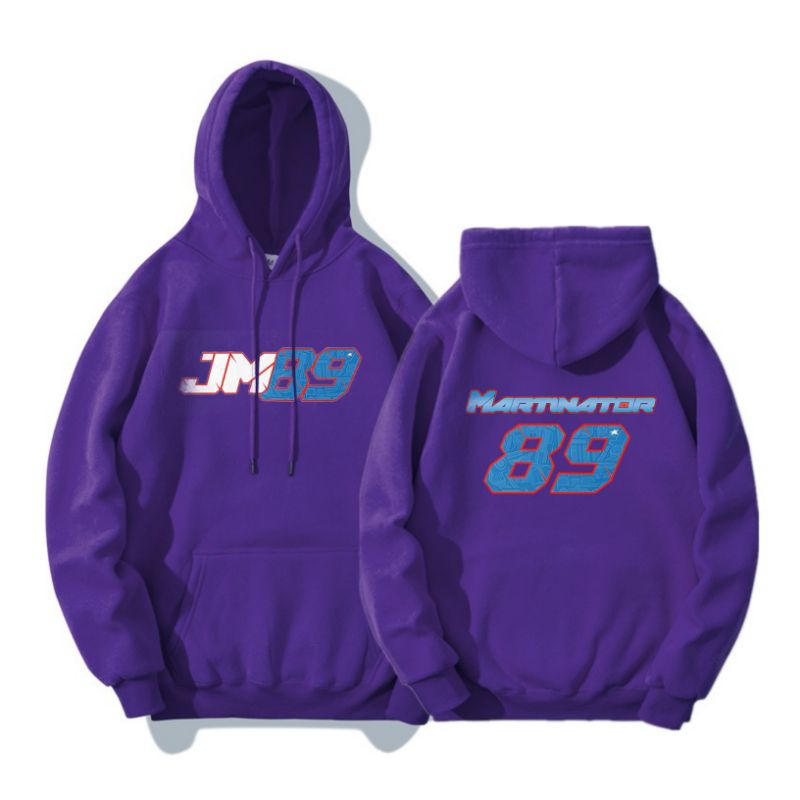 Jorge Martin Martin Martinator JM89 Racer Hoodie Jacket - ผู้ชายและผู้หญิง Custom Plain Distro