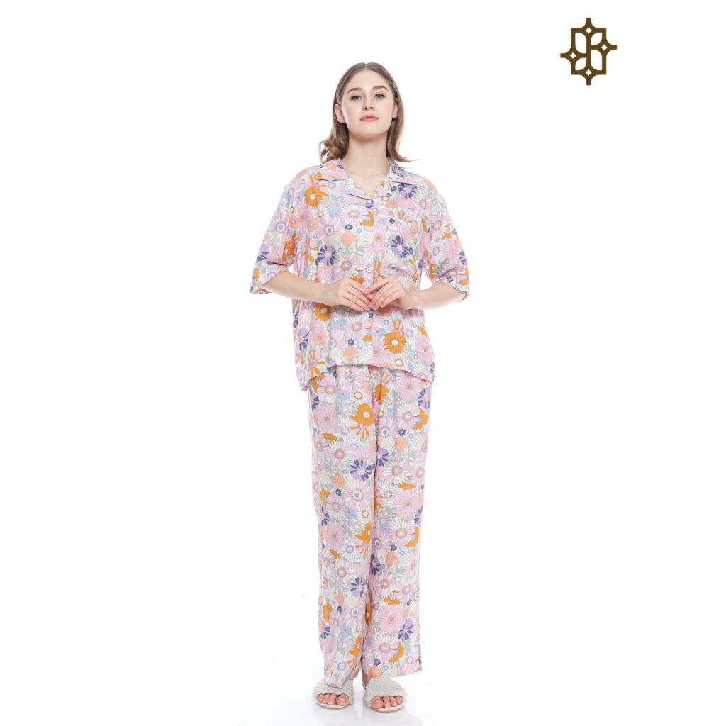 SAAZZ Nueva Pyjamas Women 2 in 1 Top and Bottom Set for Adult Women
