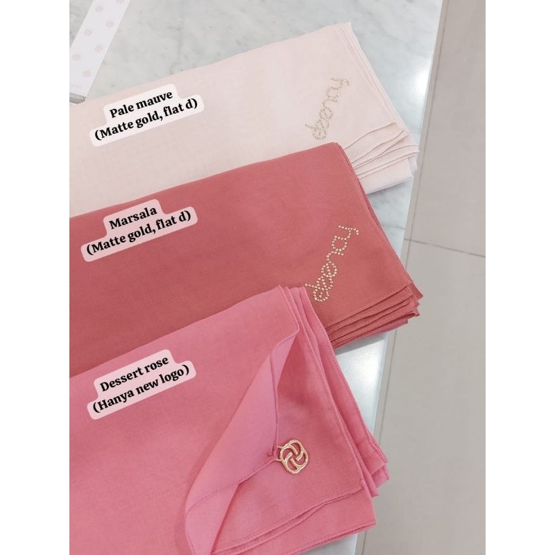 ฮิญาบ Deenay Liza Matte Pale Mauve/Marsala/Dessert rose