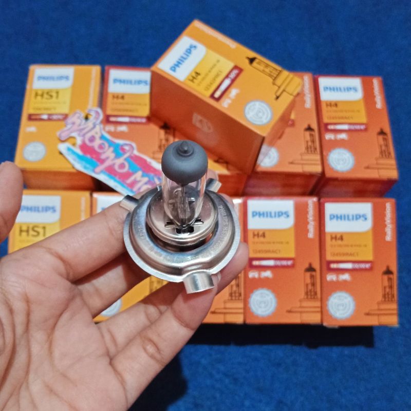 PHILIPS H4 HALOGEN HEADLIGHT DOP BULB 12V 35/35W || 60/55W || 100/90W || 130/100W P43t-38 ต้นฉบับ