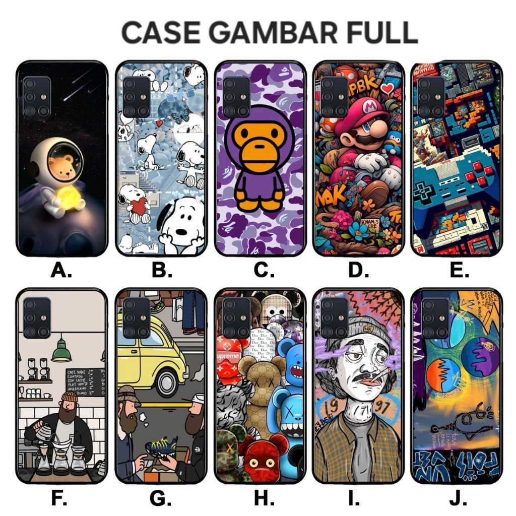 น่ารัก Full Motif Image Case FM-10 Oppo A94 Reno 4 4G Reno 4F Reno 5F Reno 6 6G
