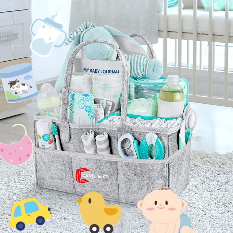 พร้อมส่ง CANEL CO กระเป๋าแคดดี้อเนกประสงค์กระเป๋าผ้าอ้อมกระเป๋าเด็กแคดดี้กระเป๋าผ้าอ้อม Organizer กร