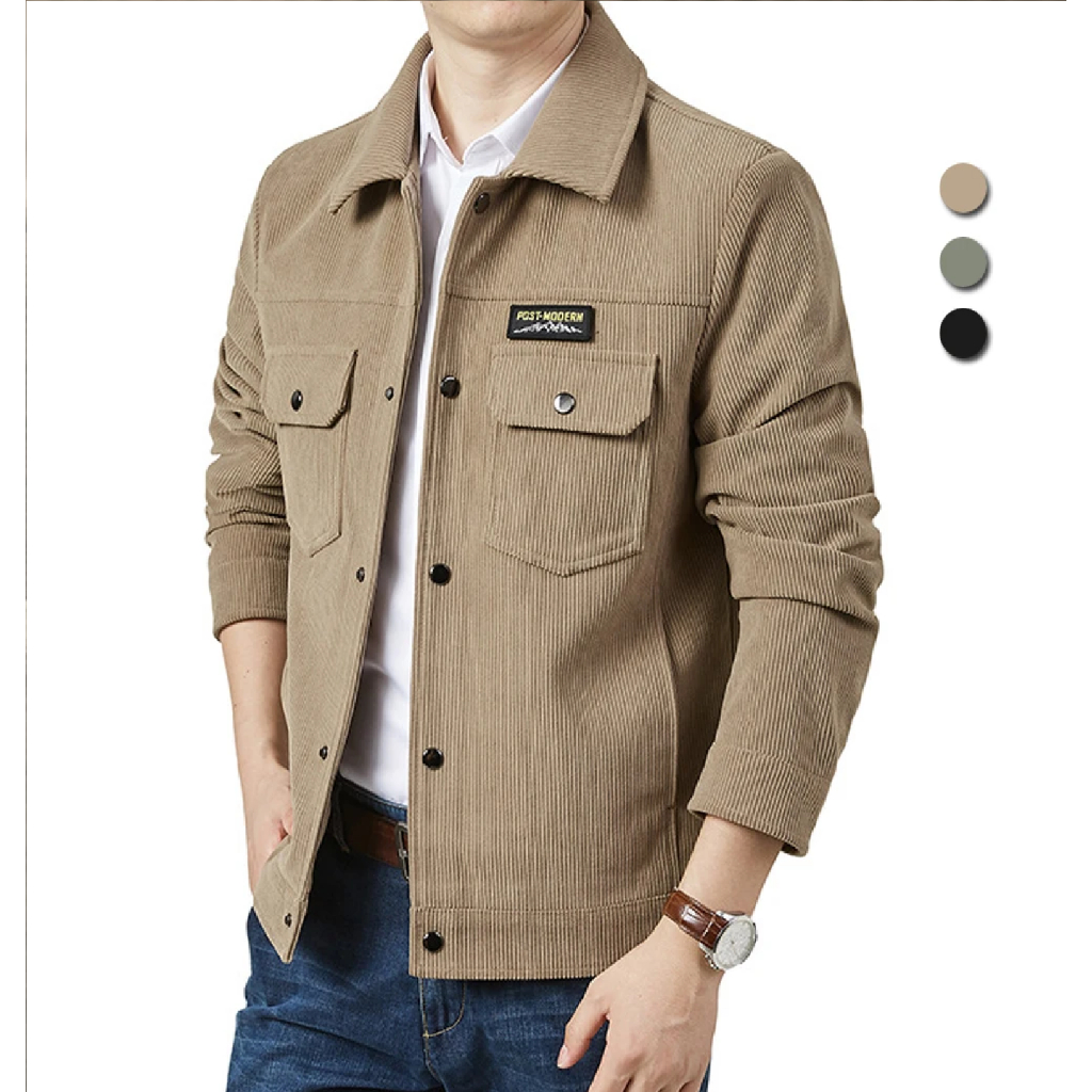 KEMEJA Koduroy Trucker Shirt Jacket