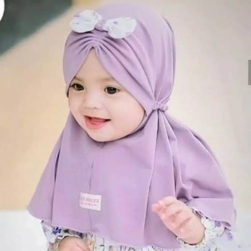 ฮิญาบ / NABILA /0-3 ปี/เด็ก/เด็ก/ฮิญาบ/ทุกขนาด/ริ้วรอยไซเรีย