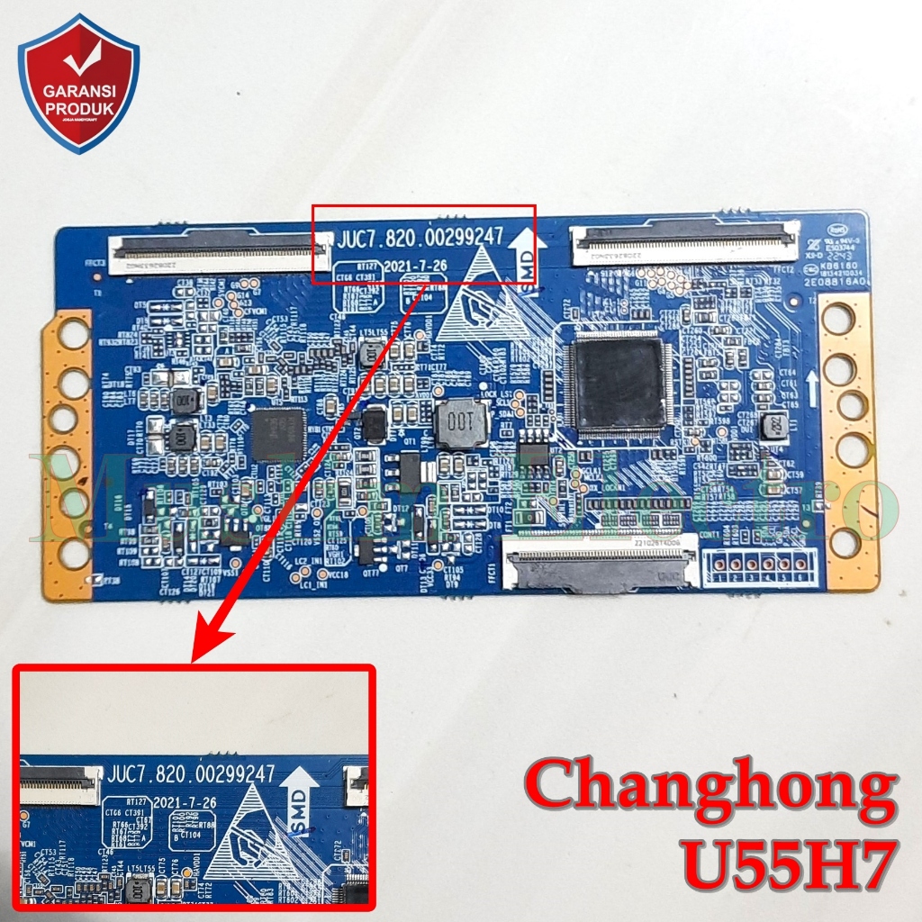 Tcon LED TV Android Changhong U55H7 55H7 JUC7.820.00299247