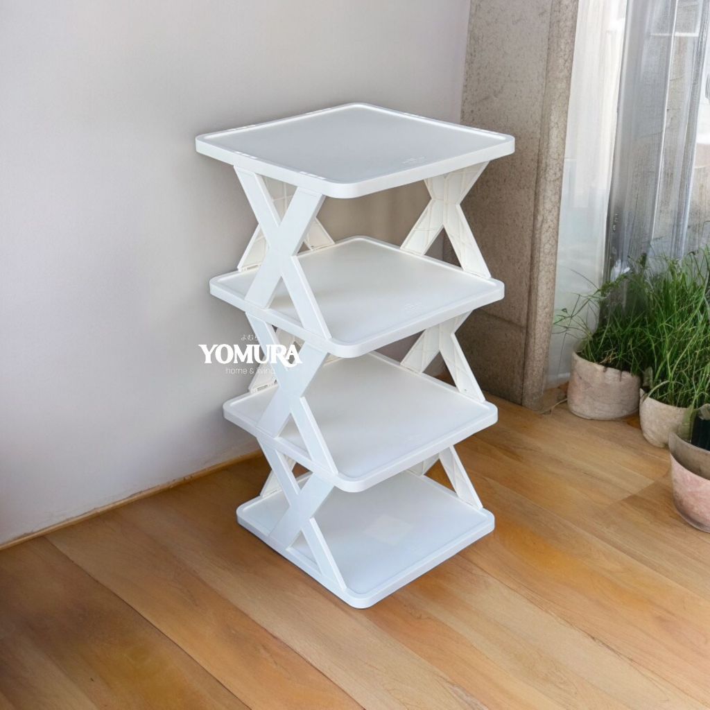 YOMURA WAREHOUSE CLEARANCE MULTIPURPOSE STACKING RACK X / SHOE PLACE / TABLE RACK