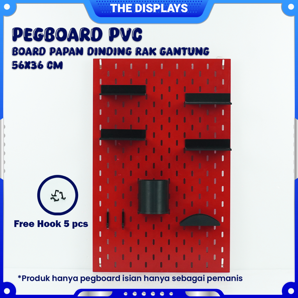Pegboard PVC Board Wall Board Hanging Rack 36x56
