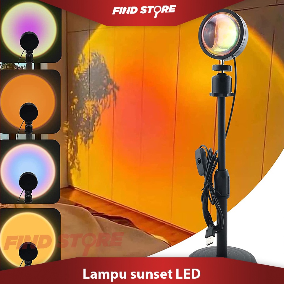 MATAHARI Popular Sunset Lamp LED โปรเจคเตอร์ Sun Lamp 4 สี