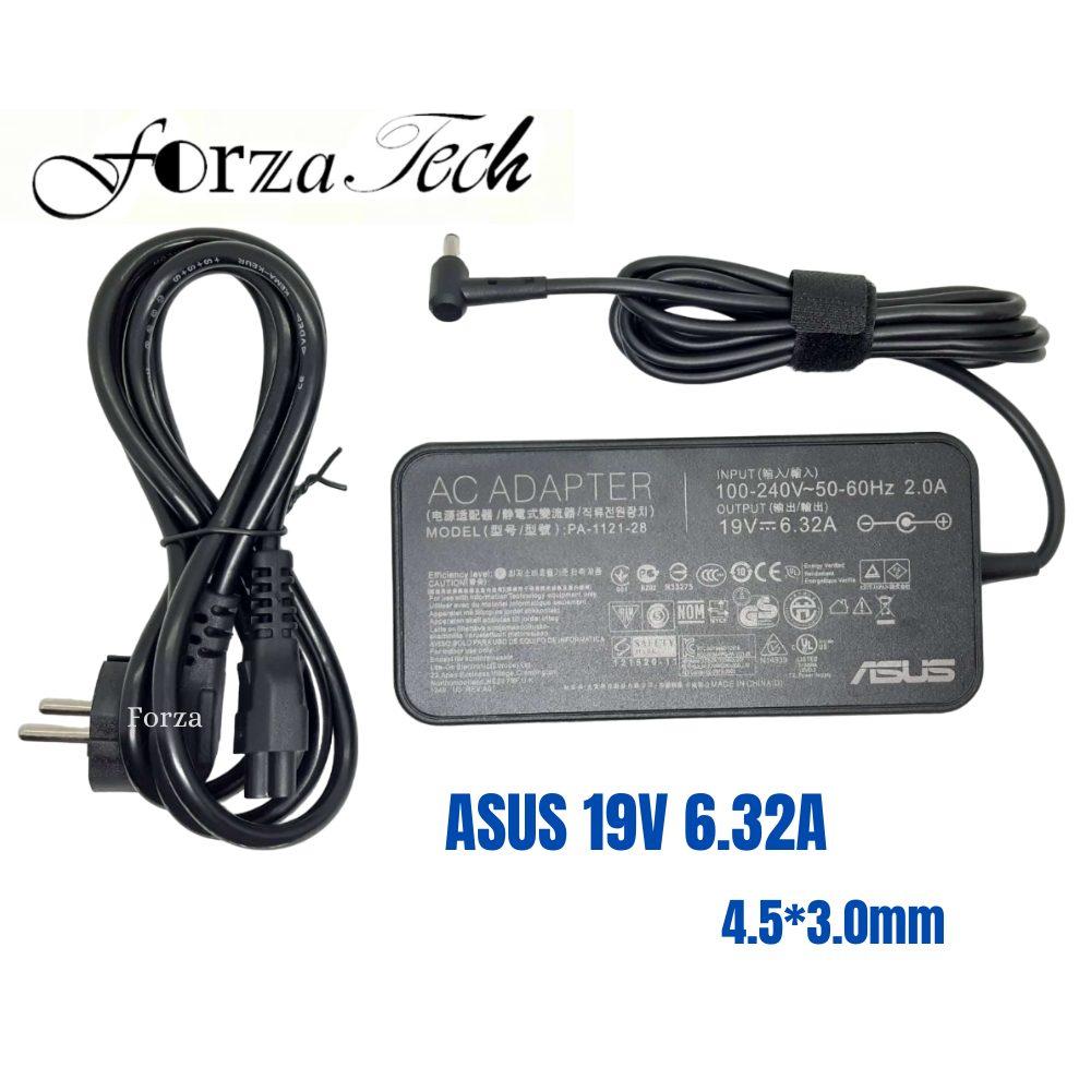 Asus AC ADAPTER Vivobook Pro 14X OLED M7400 M7400Q M7400QC/19V 6.32A (4.5*3.0mm) ใหม่
