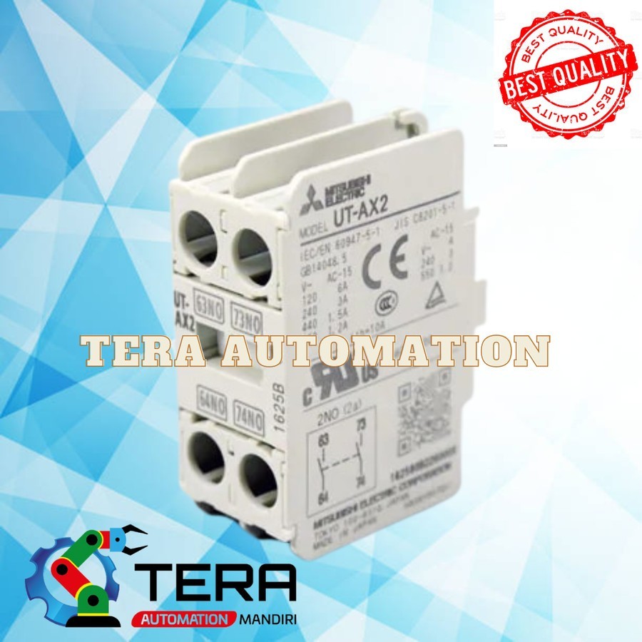 MITSUBISHI UT-AX2 2B หน้าสัมผัสเสริม 2NC.