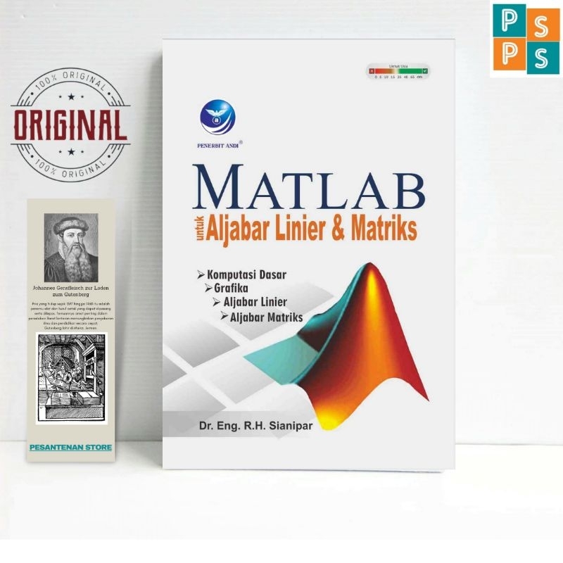 หนังสือ Matlab สําหรับ Linear Aljabar และ Matrix สํานักพิมพ์ Andi