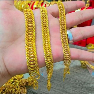 gelang Papan tipis lapis kristal 24 k best seller