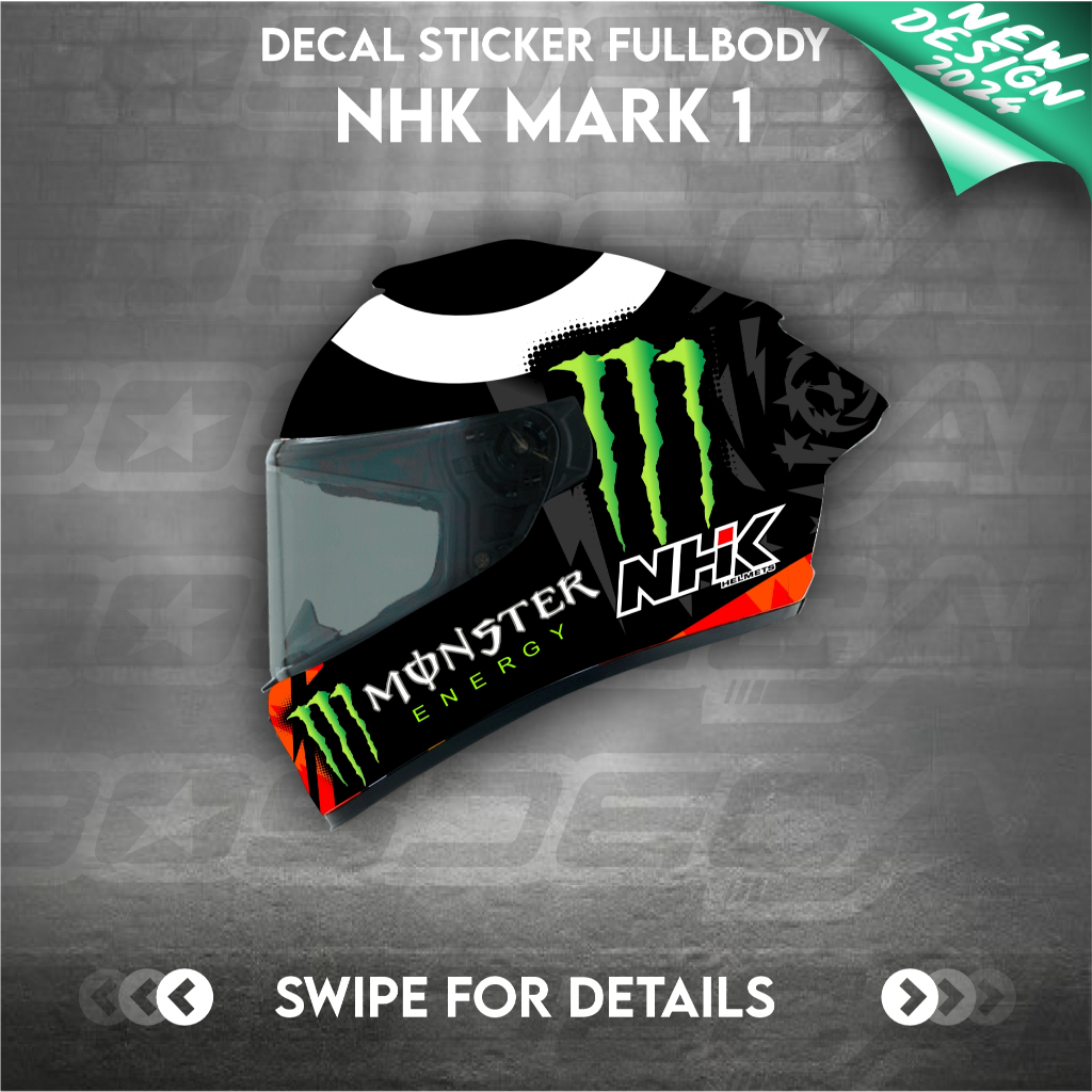 NHK MARK 1 สติ๊กเกอร์รูปลอกหมวกกันน็อค สติ๊กเกอร์สติ๊กเกอร์สติ๊กเกอร์สติ๊กเกอร์สติ๊กเกอร์