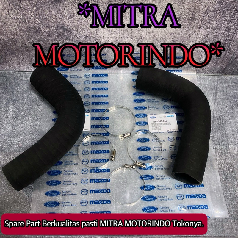 Intercooler ท่อ/ท่อเทอร์โบสั้น Ford Ranger Everest 2.5cc/3.9cc WL85-13-246 Bonus Clamp