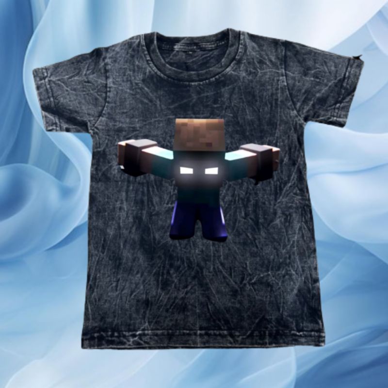 Katun Minecraft Herobrine Cotton Washing T-Shirt