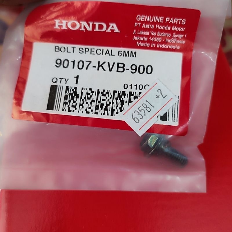 GANTUNGAN ที่แขวนกระเป๋าเดินทาง Bolt Vario Beat Scoopy Spacy Bolt พิเศษ 6 มม. 90107-KVB-900