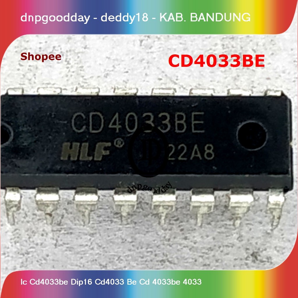 Ic cd4033be dip16 cd4033 เป็น cd 4033be 4033