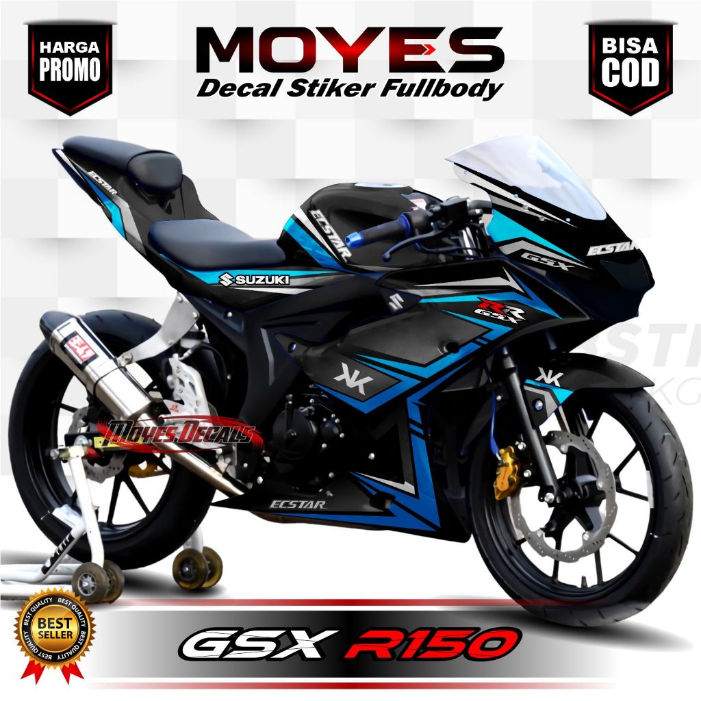 CAN BE CHOSEN Decal Gsx R150 Full Body สติกเกอร์ Gsx R150 Full Body Decal Gsx 150 Full Body Striping