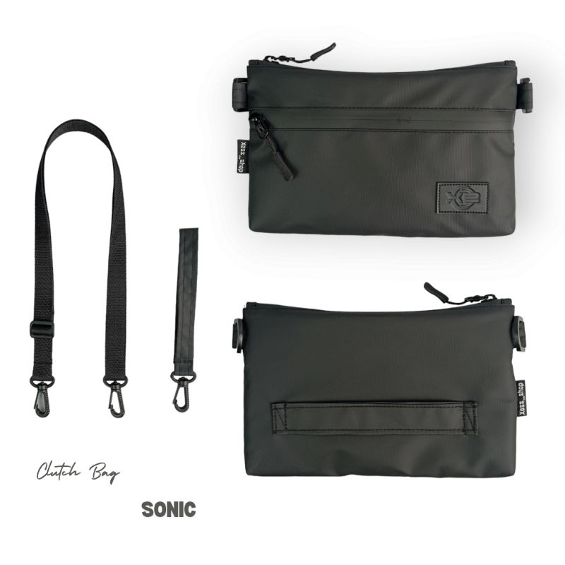 กระเป๋าคลัทช์ผู้ชายกระเป๋าถือ Slingbag Mini กันน้ํา Sonic